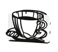 Servilletero de metal moderno con acabado a prueba de óxido Dispensador de de seda Actualizaciones Ideal para mesas de comedor y encimeras Soporte para pañuelos para encimera de cocina