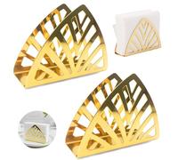 Servilletero, Dispensador De Servilletas,Acero Inoxidable, Servilletero Vertical, Decoración de Mesa, Servilletero Moderno, Adecuado Para La Decoración De Cocina, Restaurante Y Bar, Golden