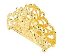 Servilletero, Iron Art, Servilletero Vintage Dorado, Servilletero Vertical de Metal, Dispensador de Servilletas, Organizador de Servilletas de Escritorio, Estante para Cocina,