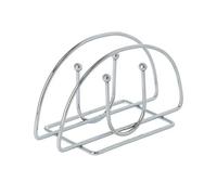 Servilletero Mesa, Acero Cromado Forma Semicircular Vertical