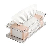 Servilletero, organizador de hojas con resorte, soporte de exhibición, práctica solución de decoración para mesita de noche, mesa de comida, maquillaje, sala de estar