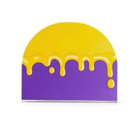 Servilletero para mesa, 1 paquete con capacidad para 50-60 servilletas, doble cara, impreso, almuerzo, cóctel, servilleta, baño y mesita de noche, uso durante todo el año, diseño de goteo amarillo