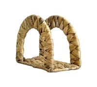 Servilletero Para Mesa - Jacinto De Agua De 7,09 Pulgadas, Carrito De Almacenamiento De Hierro Vertical | Organizador Decorativo Tejido De La Encimera Para El Uso Partido Restaurante Del C