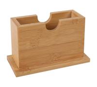 Servilletero para mesa - Porta pañuelos de madera, portarrollos de mesa para restaurante mejora el efecto decorativo general escritos publicitarios, porta servilletas, tablero de