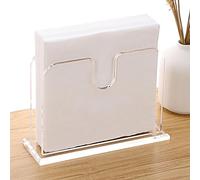 Servilletero, servilleteros de acrílico transparente para mesa, servilleteros de papel para cocina, restaurante, decoración del hogar, dispensador de servilletas de cena, paquete de 1