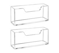 Servilletero transparente que ahorra espacio para mesas de comedor, accesorio contemporáneo para encimeras, soporte de toalla de papel de cocina, accesorio decorativo para mesa de comedor