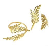 Servilleteros de hierro pulido que muestran un sutil relieve de grano para elegantes mesas en bodas, banquetes y lugares de hotel de lujo (dorado C101)