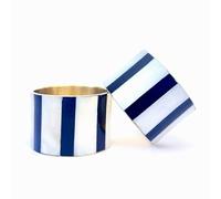 Servilleteros Individuales Dorados de Piedra Natural Negro y Blanco - Set de 6 Servilleteros Elegantes para tu Mesa de Navidad - Conjunto de 6 Piezas de Nácar Navideños Resistentes - Negro (6)