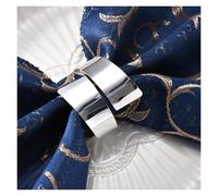 Servilleteros,Servilleteros, 12 piezas de anillo de servilleta con forma de halo, hebilla for mantel de boda, decoración de hotel, anillo de servilleta, anillo de toalla de papel(Silver)
