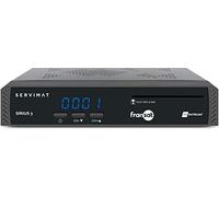 Servimat - Decodificador satélite Fransat HD SIRIUS3, Color Negro