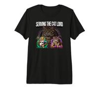 Serving The Cat Lord Funny Feline Royal Master Design Camiseta Premium