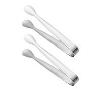 Serving Tongs - Metal Ice Grabbers, Appetizer Food Holders, Cocktail Sugar Cube Lifters, Dureble Kitchen Buffet Accessories | Lemon Jelly Marshmallow Handling Tools, Professional Beverage Serving