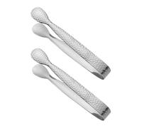 Serving Tongs - Metal Ice Grabbers, Appetizer Food Holders, Cocktail Sugar Cube Lifters, Dureble Kitchen Buffet Accessories | Lemon Jelly Marshmallow Handling Tools, Professional Beverage Serving