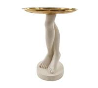 Serving Tray Desktop Storage Tray Entryway Key Holder Cross-Legged Figurine Bowl for Jewelry Tray for Entryway