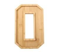 Serving Tray - Madera Number Large Serveware | Cheese Board Food Serving Platter | For Cheese Snack Candy Chocolate Cake Postre Home Bar Birthday Party Holiday, Durable Reusable Wood Tray