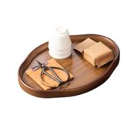 Serving Tray, Wooden Cookie Platter and Tea Tray, Multi Purpose Kitchen and Dining Trays for Living Room, Party, Bar, or Counter Use, Snack Display, Fruit Serving Accessory