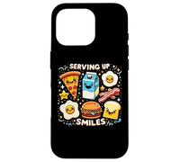 Serving up Smiles - Cheerful Lunch Lady Carcasa para iPhone 16 Pro