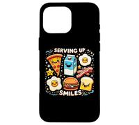 Serving up Smiles - Cheerful Lunch Lady Carcasa para iPhone 16 Pro MAX