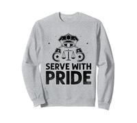 Servir con Pride Cop Oficial de policía Departamento de policía Sudadera