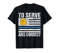 Servir y corregir a la policía Camiseta