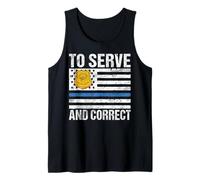 Servir y corregir a la policía Camiseta sin Mangas