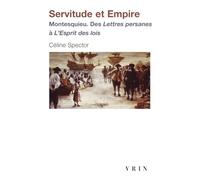 Servitude et Empire: Montesquieu. Des Lettres persanes à L'Esprit des lois (Bibliotheque D'histoire De La Philosophie - Poche)