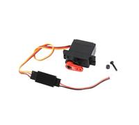 Servo de dirección de Metal de 1 kg y Brazo de servo de Metal de 21 Dientes for Ho-BBY Plus 1/18 CR18P for Rock Van y for Trail for Hunter Upgrades Parts(Rood)