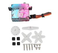 Servo digital para mando a distancia, Full Metal, bajo ruido, ligero y potente, brazos incluidos, alta capacidad de carga, alta eficiencia, ideal para helicópteros y robots RC