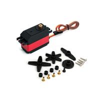Servo metal digital de perfil bajo de cuerpo corto estándar industrial de 12 kg, 180/270/360 grados para proyectos de automatización, servo impermeable