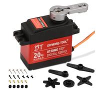 Servo Motor con 20kg 180 ° de rotación Heemol, de alto par, analógico RC Servo, engranaje de metal, resistente al agua y anti-bloqueo, 4,8v-8,4v, para coches RC, barcos, aviones, robots