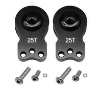 Servo-Saver 25T - Bocina de aluminio ajustable con 3 agujeros, compatible con 1/8 1/10 RC Car Crawler SCX10 Boat Capra TRX4 TRX6 RC