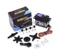 Servo teledirigido digital sin escobillas de 42 kg. Servo de metal impermeable para modelismo y proyectos de bricolaje. Ideal para coches RC, barcos, robots, drones y aviones de ala fija - escala 1/10