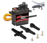 Servomoteur Numérique 9 G - Couple De 1,4 Kg, Rotation À 180°, Moteur Sans Noyau Haute Vitesse (0,12 S), Micro-servo À Contrôle PWM, Faible Bruit | Pour Avions, Robots Et Hélicoptères Radiocommandés