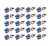 Servomotor SG90 de 2/5/10/20 piezas, 9 g, 180 grados, montaje de 360 grados, kit SG90 sin engranaje metálico, for coche RC, juguete, avión UNO, bricolaje(4Pcs 180 Degree)