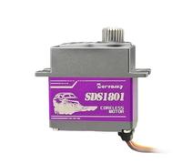 SERVOMY, SDS1801, micro servomotor digital sin núcleo de alto par, IP67 impermeable, engranaje de metal, caja de aluminio CNC completa, rodamiento de bolas, para TRX4M, TRX6M, SCX10, 1/10, 1/18, 1/24