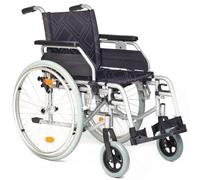 Servoprax M1 945 - Silla de rueda autopropulsada, color negro y blanco