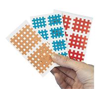 Servoprax S8 ATC1R - Vendaje cruzado para puntos de acupuntura (20 x 9 bandas, 3 x 2 cm), color rojo