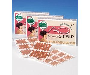 Servoprax S8 ATC2 - Vendaje cruzado para puntos de acupuntura (20 x 6 bandas, 4 x 3 cm), color carne