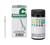 Servotest Test Diagnóstico Orina Tiras Ph, Glucosa, Proteína, 100 Rayas