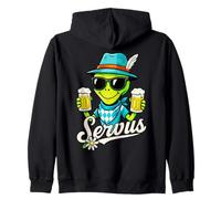 Servus Wiesn Gaudi - Divertido Oktoberfest cerveza traje nacional bávaro Sudadera con Capucha