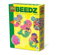 SES- Beedz - Perlas para Planchar, diseño de Sirenas, Color Colorido, S (06212)