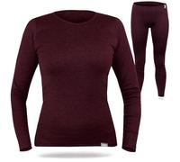 SES Conjunto de ropa interior térmica para mujer 38-52 de 75% algodón y 25% poliéster. Tamaño/ropa interior térmica transpirable y duradera para mujer/ropa interior térmica para mujer para calidez y