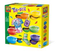 SES Creative 00368 - Pintura Tie-Dye para Ropa, 6 colores surtidos. Más de 5 años
