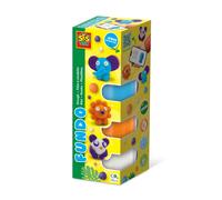 SES Creative 00813 Fundo Dough-Wild Animals (3x90gr-1x40gr), V (Importación USA)