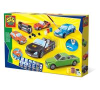 SES Creative 01401 Casting and Painting Cars Figure, Mixed for 4 years to 8 year