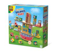 SES Creative 02309 Balancing Game Boat de Madera Barco de equilibrio de madera