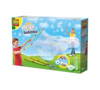 SES Creative 02323 Mega Burbujas con varitas XXL - CREA Burbujas Extra Grandes con práctica Herramienta - Incluye solución de Burbujas