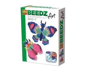 SES Creative 06026 Beedz Mini plantas de interior - Crea mariposas e insectos 3D con cuentas de planchado - Artesanía y cuentas