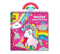 SES Creative- Libro Cuaderno de Colorear de Unicornio, Multicolor (00111)