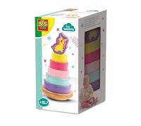 SES Creative 13252 - Torre apilable de madera, unicornio